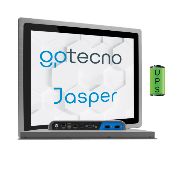 Panel PC Jasper con UPS gruppo di continuità