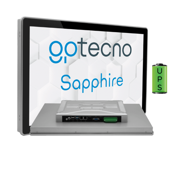 Panel PC Sapphire con UPS gruppo di continuità