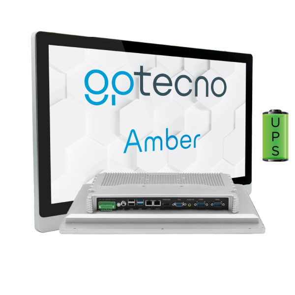 Panel PC Amber con UPS gruppo di continuità