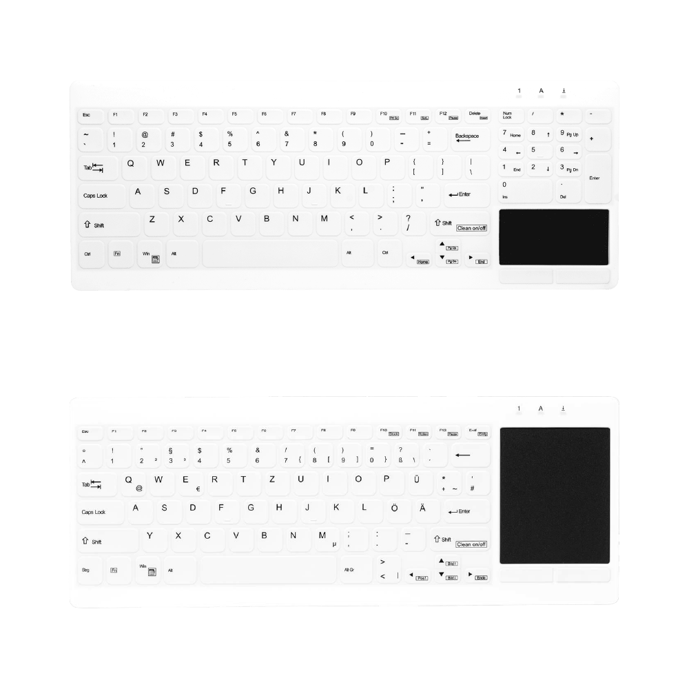 tastiere medicali con touchpad